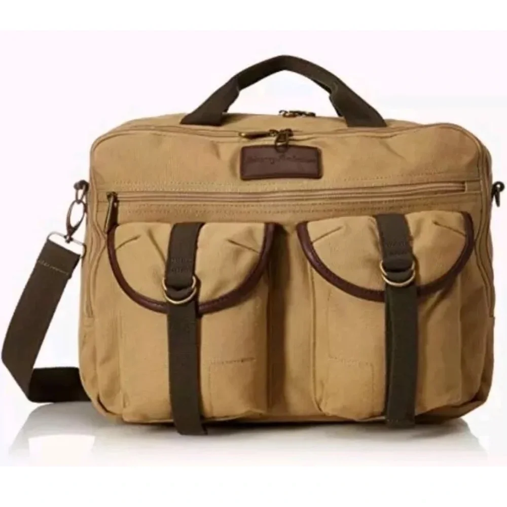 Tommy Bahama Canvas Messenger Bag